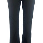 Acrobat Black Flared Leg Mid Rise Elastic Waist Pockets Stretch Pull On Pants 40 Photo 0