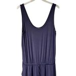 Athleta modal sleeveless slitted drawstring wide leg jumpsuit size 12 Photo 2