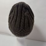 Bula Polartec Fleece Lined Wool Blend Cable Knit Winter Ski Beanie Brown Womens Photo 2