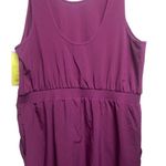 All In Motion Women's XL Purple Sleeveless Round neck pocket Dress Drawstring Photo 5