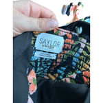 Saylor Starlee Floral Print Maxi Dress Criss Cross Halter Neck Medium Photo 5