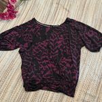 Roommates  Modern Blouse design black violet Plus sizes Women Size 3X Photo 1