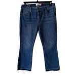 CAbi  Kick It Crop Raw Hem Flare Jeans Cropped Women’s size 10 Photo 1