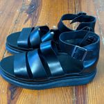 Dr. Martens Clarissa Black Strappy Platform Sandals Size 10 Photo 2