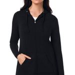 Coolibar Long Zip Up Hoodie Black Size XXS Photo 0