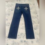 Wired Heart Western Midrise Embroidered Pockets Cowgirl Bootcut Jeans size 16 Blue Photo 9
