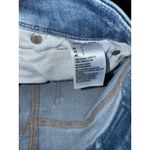 American Eagle Curvy Light Wash‎ Destructed High Rise Shorts 2 Women's Blue Size 0 Photo 3