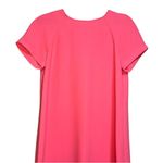 River Island  Modest Pink Coquette Barbiecore Short Sleeve Shift Dress SZ 6 Photo 1
