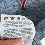 Nike  Dri-Fit Blue Heather Coral Trim 1/4 Zip Long Sleeve Athletic Top Size S Photo 6