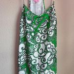 Lilly Pulitzer Dusk 100% Silk Slip Dress in Go Go Green Shape Up or Ship Out M Photo 7