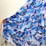 Abel the label Anthro‎  Floral Hi-Low Midi Dress Blue Floral Size S Photo 5