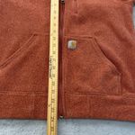 Carhartt  Fleece Full Zip Kentwood Hoodie‎ Soft Warm Activewear Copper Medium Photo 9