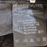 Philipp Plein Devil's Food Skinny Stretch Low Rise Jegging Black Fade Wash 27 Photo 12