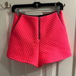 Topshop Pink Quilted Hugh Waisted Shorts Sz 4 Photo 0