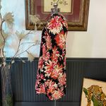 Who What Wear  Floral Print Dramatic Puff Long Sleeve Dress - Sz L 💚🎀 Photo 4