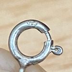 Sterling Silver IBB 925 Pink Ribbon Flower Murano Glass Skinny Leather Bracelet Photo 6