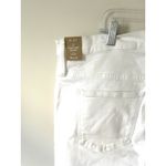 Madewell Button Fly Skinny Denim Jeans White Size 37/Women's 22 Plus Petite NEW Photo 3