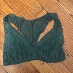 Victoria's Secret Green Lace Bandeau bralette Photo 0