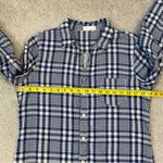 CP Shades CP‎ Shades Shirt Tunic Mini Dress Blue Plaid S Photo 4