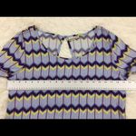 Roxy Retro Row Blue Shift Dress XS Photo 4