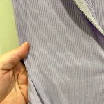 SheIn Lavender Purple Zip Up Bodysuit size 8/10 Photo 6