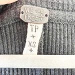 We The Free Free People Reverse Tie Dye Waffle Weave Tunic Dress XS Batik Gray Photo 2