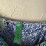 Y2K Yoyo5 Blue Floral Spaghetti Strap Tank Top Size M Funky Retro Going Out Top Size M Photo 3