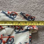 Anthropologie Postmark Bicycle Print Strapless Dress Photo 9
