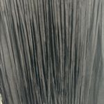 fab'rik  Black Sheath faux suede fringe Dress short sleeve M concert festival Photo 4