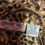 Vtg 90s Paisley and leopard maxi dress Tan Size M Photo 1