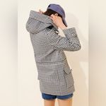 Avec Les Filles NWT  Gingham Water Repellent Hooded Jacket Photo 2