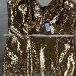 NEW Marchesa Notte Sequin V Photo 11