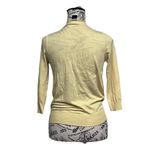 Ann Taylor  Butter Yellow Button Front Cardigan Sweater Women SP Cotton Coquette Photo 4