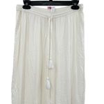 Japna Goa Size Large Pants Cream Lightweight Beachwear Breezy Vacation Summer‎ NWT Photo 2