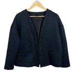 Scotch & Soda Women’s Glitter Leopard Blazer in Black/Blue Size S Photo 0
