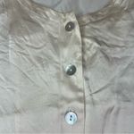 Vintage Mel & Lisa 100% Silk Mother Of Pearl Button Down Long Sleeve Blouse Sz 8 Photo 2