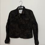 Nine West Leopard Print Jean Jacket Photo 3