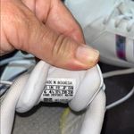 Adidas White and Red floral Sneakers Classic Design Photo 2