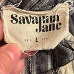 Savanna Jane Striped Boho Embroidered Tassel Hem Tank Top Photo 6