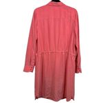 Soft Surroundings Long Sleeve Drawstring Waist Modal Shirt Dress Size Large Tall Photo 1