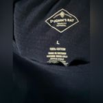 st. john's bay  Dark Blue 100% Cotton Puffy Sleeve Top Photo 1