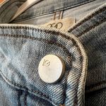 LOGO By Lori Goldstein  Zipper Front Blue Denim Jacket Cloud Wash Pockets Size 14 Photo 9