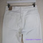 Madewell New! Tall Cali Demi-Boot Jeans in Pure White: Raw-Hem Edition, 30T Photo 8