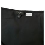 Nine West Suit Women Size 8 Satin Ruffle Black Tank Top Inner Suit #13-57 Photo 5