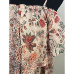 Victoria's Secret  Chiffon Sheer Ruffled Romantic Floral Top Size M Spaghetti EUC Photo 6