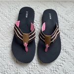 J.Crew Pink and Brown Sandals Casual Summer Style Photo 2