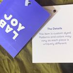 JoyLab Short Sleeve Top TShirt Army Green Tie Dye Open Back Size Small  Photo 2