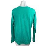 Terez  Women's Green Crew Neck Long Sleeve Pullover Activewear Sports Top Size S Photo 1