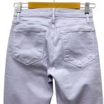 frame denim  Le High Skinny Raw Hem Ankle Jeans in Lavender Purple Size 26 | 2 Photo 7