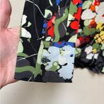 Banana Republic Floral Button Down Shirt Black Colorful | XS (fits S/M) Photo 5